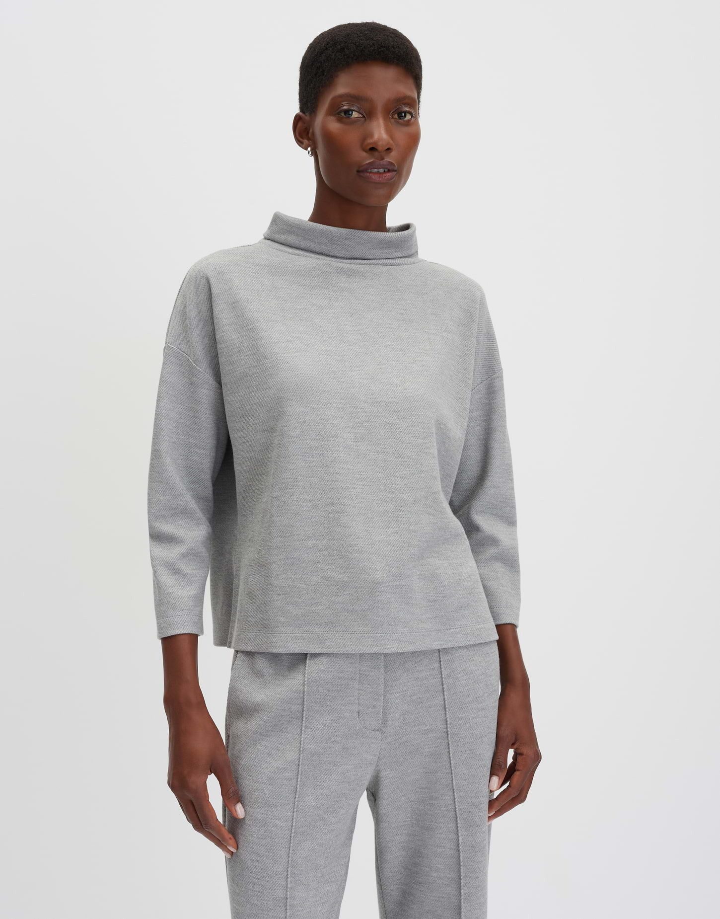 someday Sweatshirt UJULE Boxy Sweatshirt mit Twillstruktur Locker sitzendes günstig online kaufen