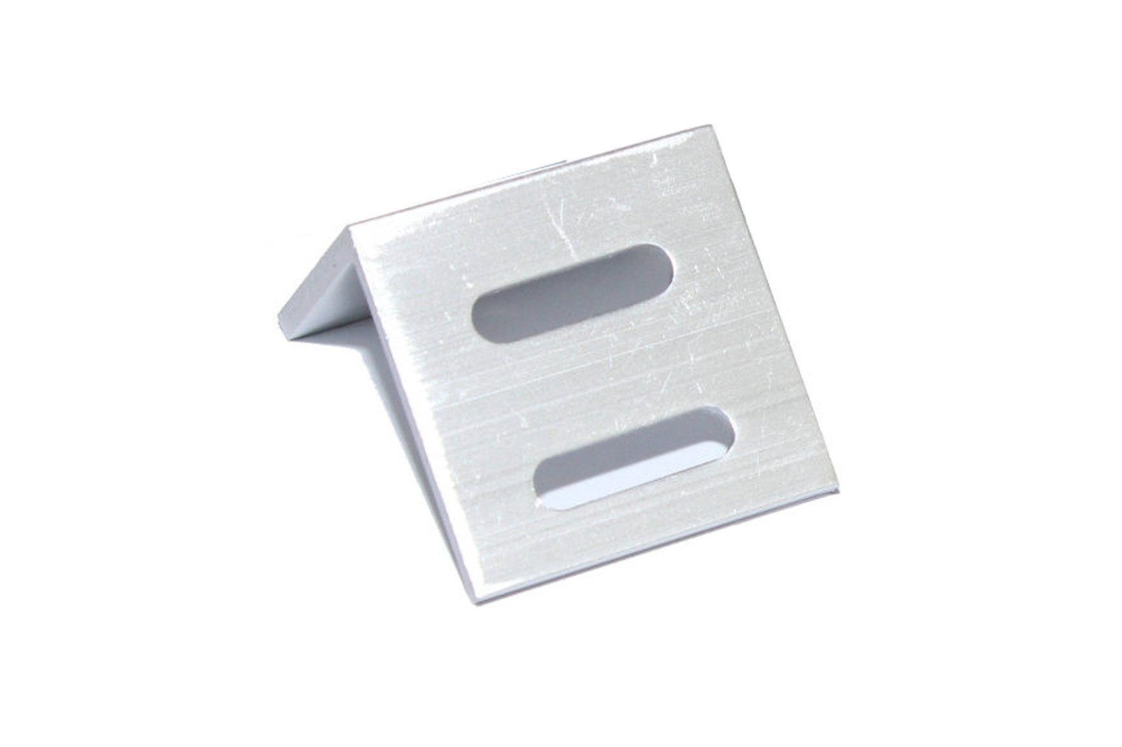 WPC Profi Zaun 6er L-Winkelset Alu Zaunbefestigung Schrauben für Zaunpfosten, (Befestigungsset, mit Schrauben)