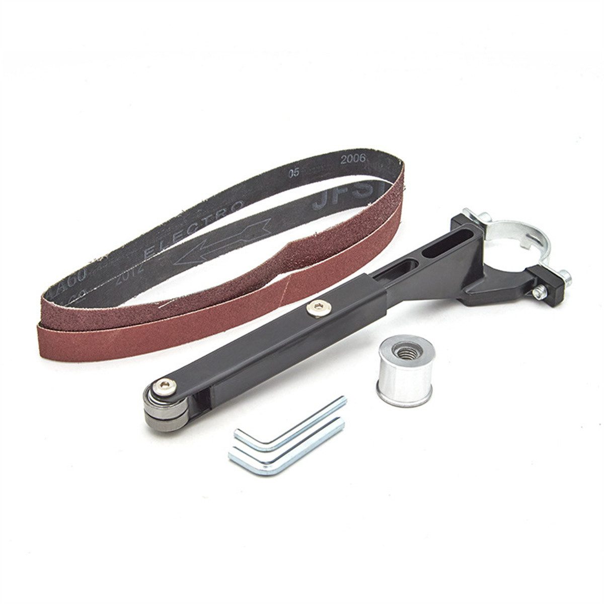 RefinedFlare Bandsägeblatt Mehrzweck-Schleifband, Adapter mit Feilenband (Schleifer für 115 mm 4,5 Zoll und 125 mm 5 Zoll)