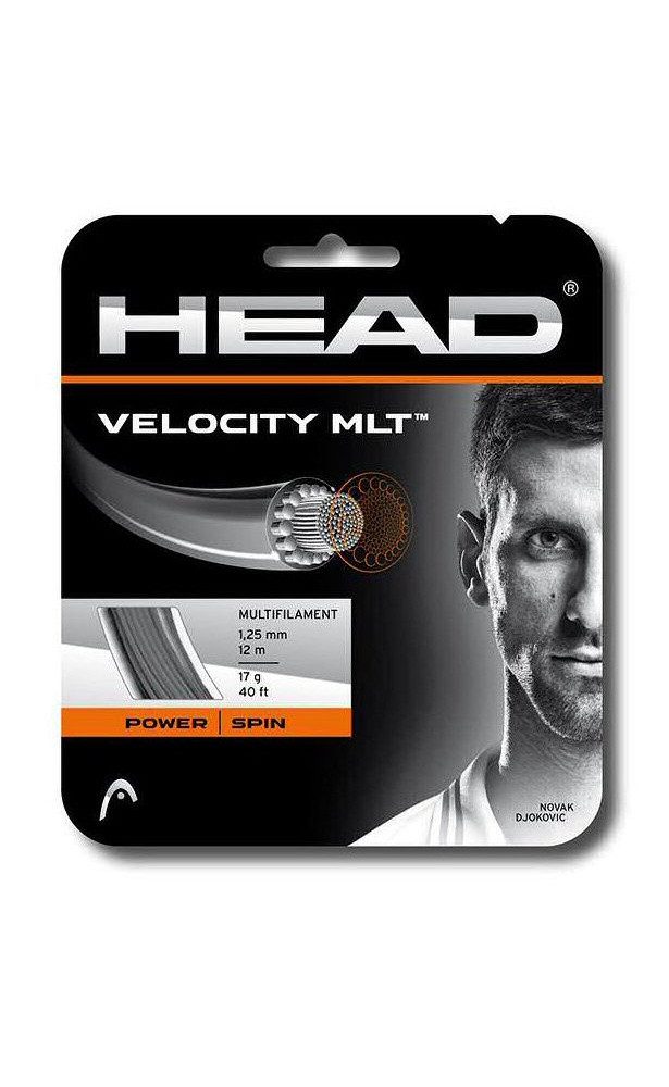Head Tennissaite Velocity MLT (Armschonung+Touch) schwarz 12m Set, Saitendicke: 1.30
