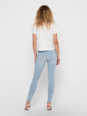 ONLY Skinny-fit-Jeans Skinny Fit Jeans Regular Waist Stretch Denim Hose ONLWAUW 4754 in Blau