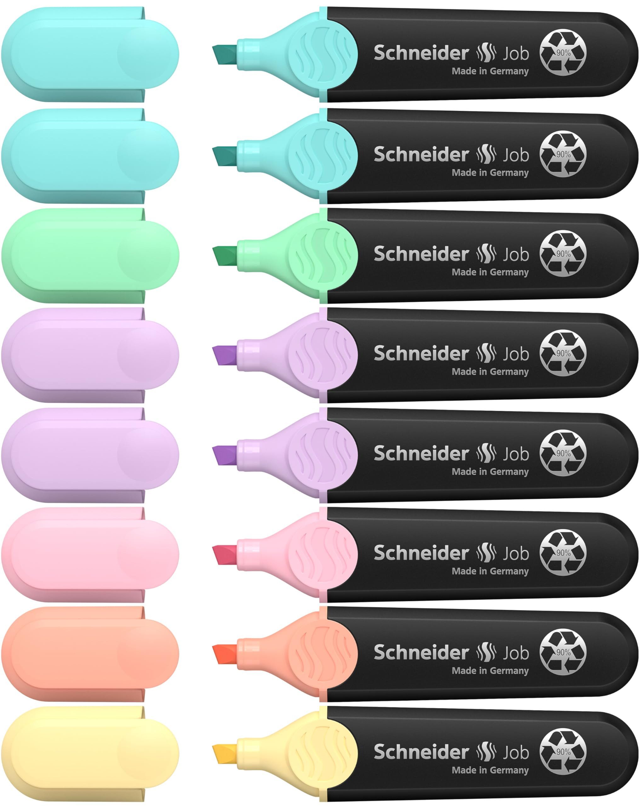 Schneider Маркеры Schneider Textmarker Job Pastell, (8-tlg)