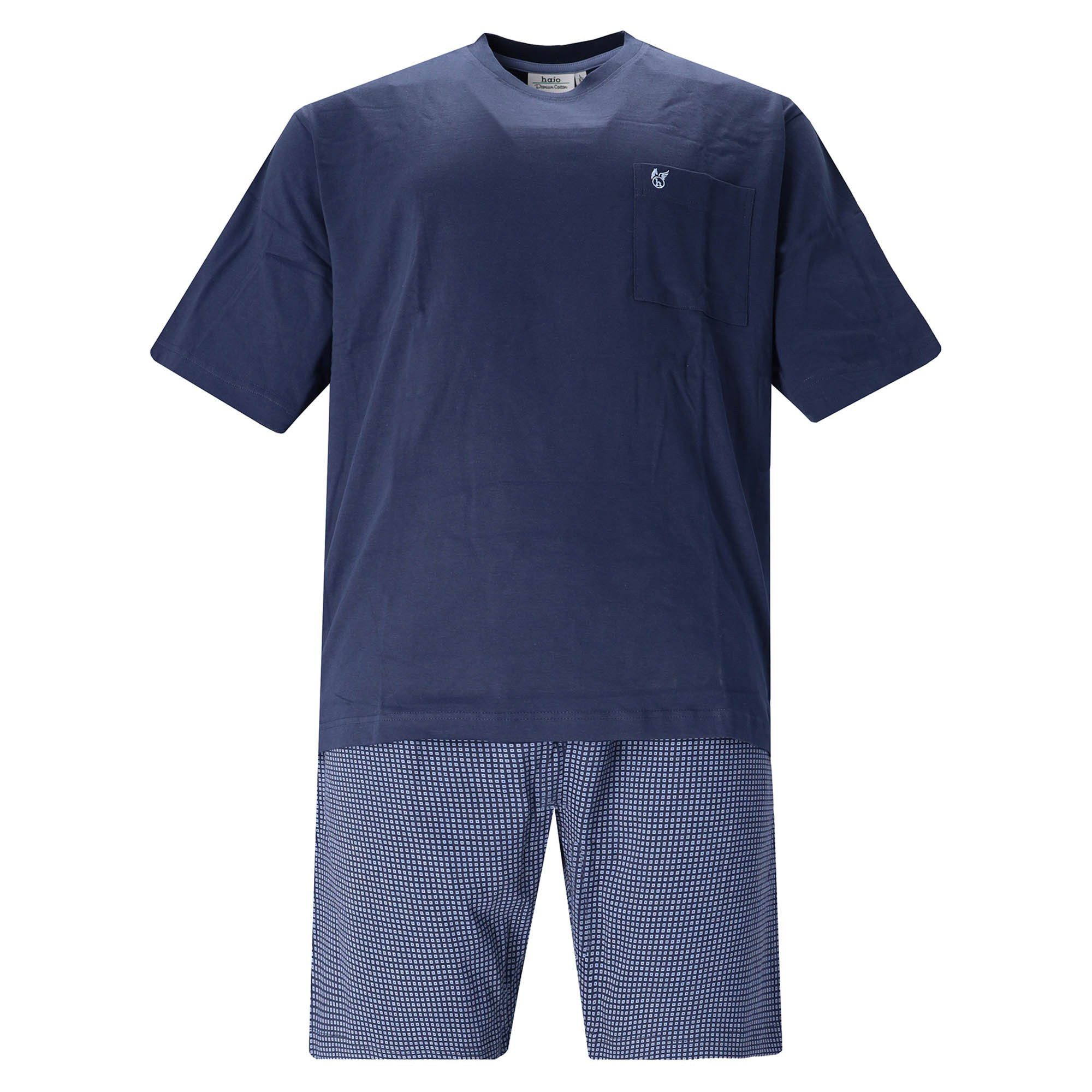 Hajo Pyjama Herren Pyjama Baumwolle (2 tlg)