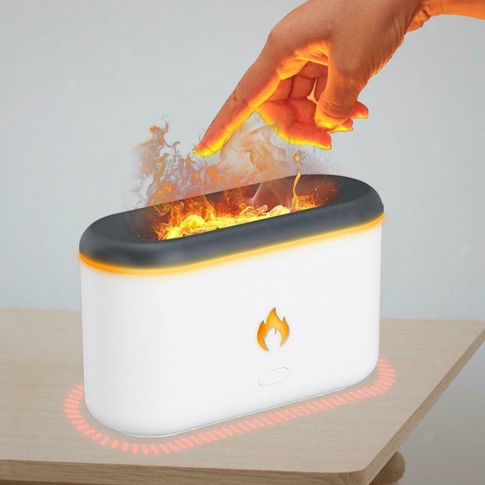 MAVURA Luftbefeuchter iFlame Ultraschall Luftbefeuchter mit Kaminfeuer  Effekt Kamin Flammen Feuer Humidifier Raumbefeuchter Lufterfrischer