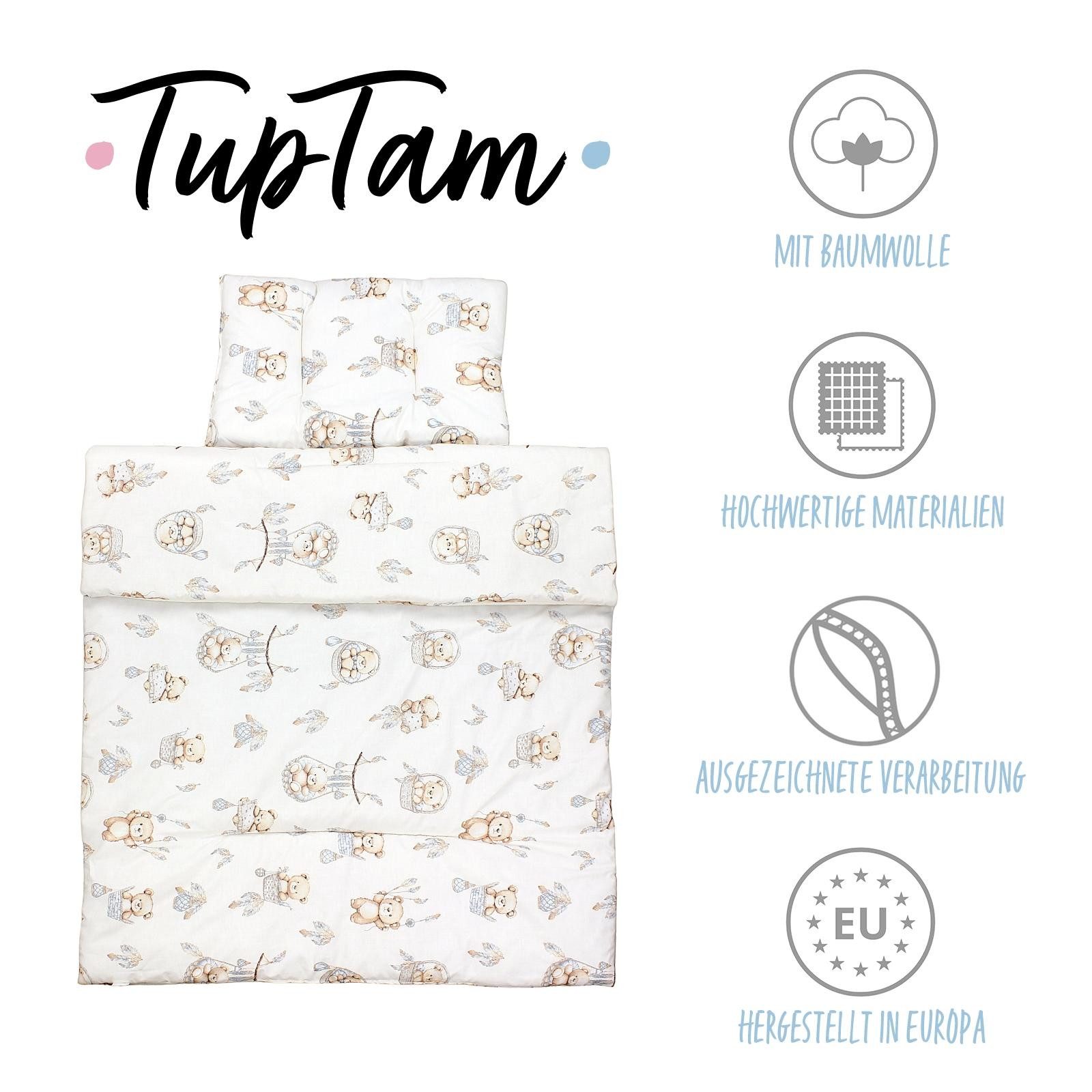 TupTam Kinderbettdecke Kinder Gemusterte Bettdecken Set Ganzjahresdecke Kop günstig online kaufen