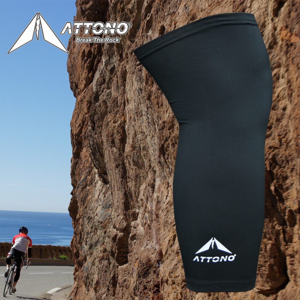 ATTONO Beinlinge Fahrrad Knielinge kurze Beinlinge Mountainbike Thermo Kniewärmer