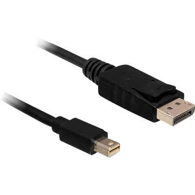 Delock DisplayPort Anschkusskabel mini Displayport HDMI-Kabel, (5.00 cm)