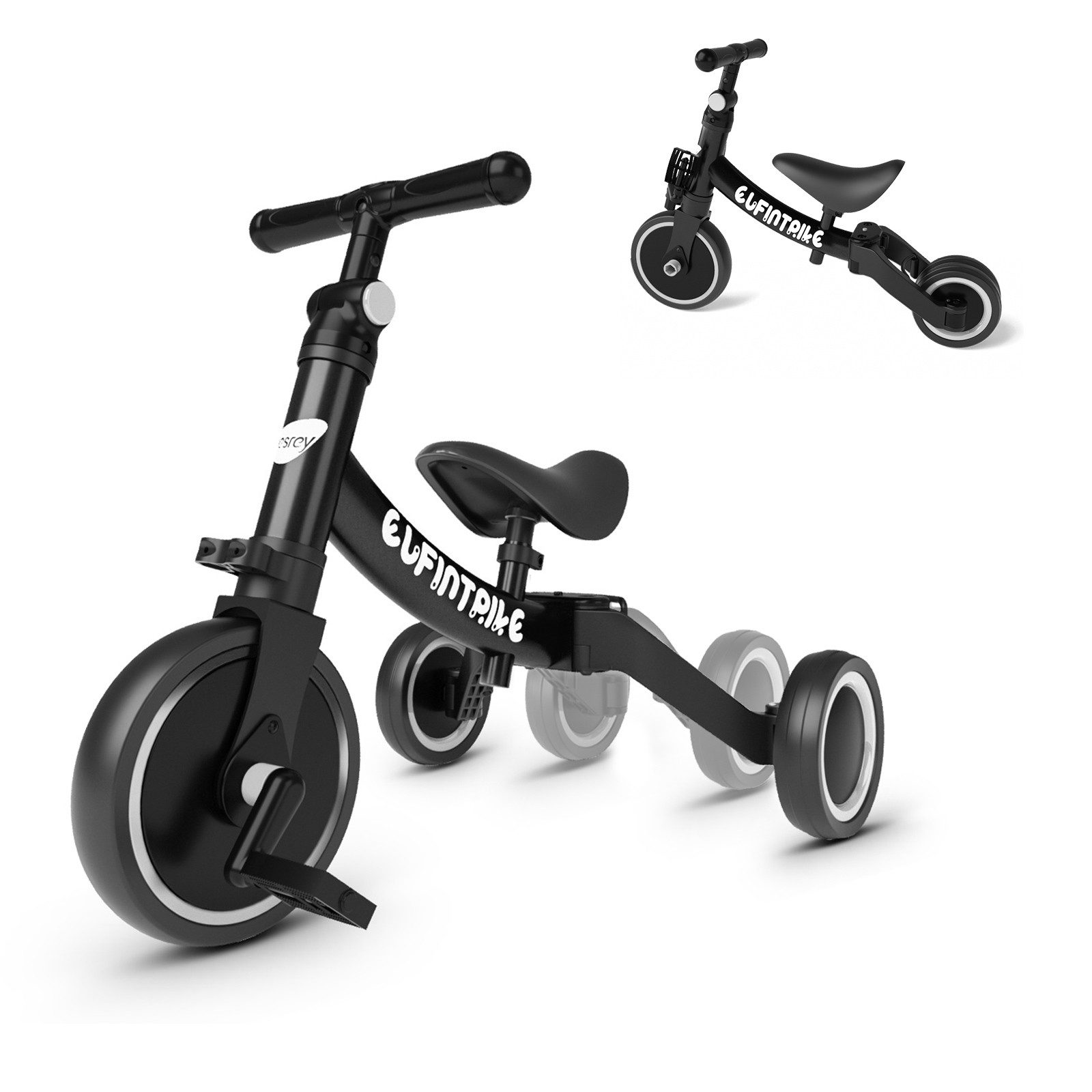 besrey Dreirad Kinderdreirad 5-in-1 Laufrad Lauffahrrad günstig online kaufen