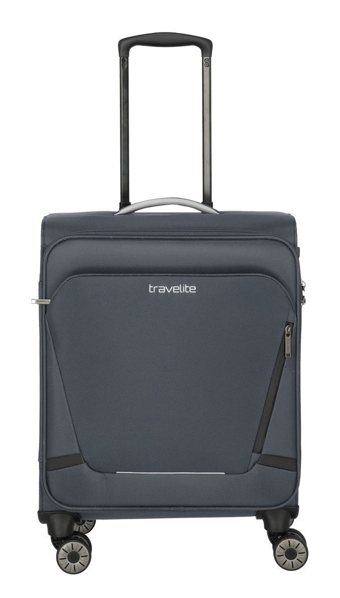 travelite Handgepäck-Trolley JETPACK Max 4 Cabin Handgepäck Koffer, 4 Rollen, Weichgepäck, passend für Ryanair, Condor und viele gängige Airlines von Travelite