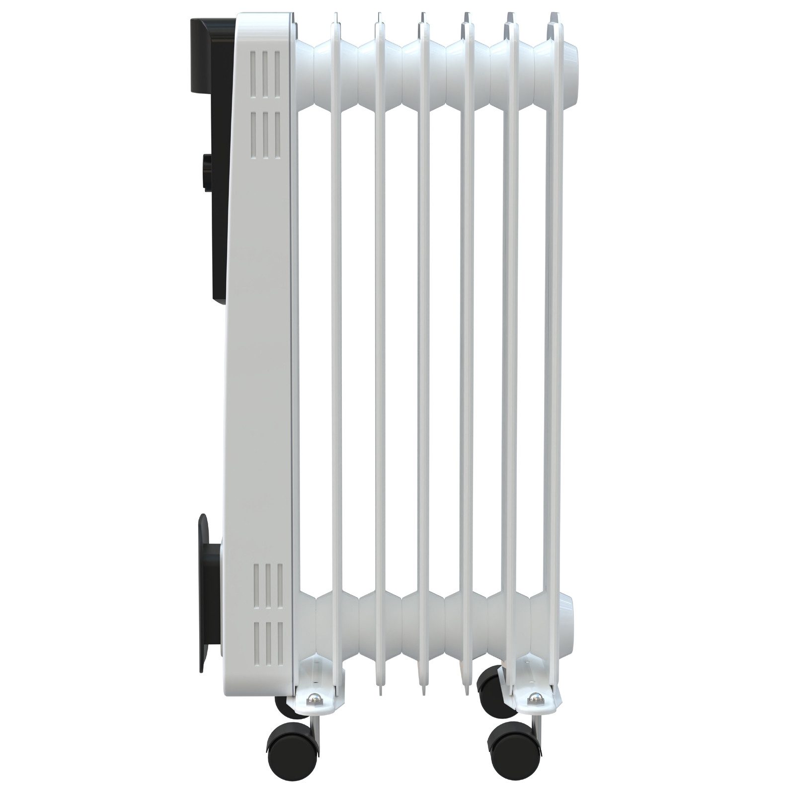 Güde Ölradiator 7 Lamellen Thermostat Energiesparend Konvektor Elektroheizung 1500 W, 1500 W