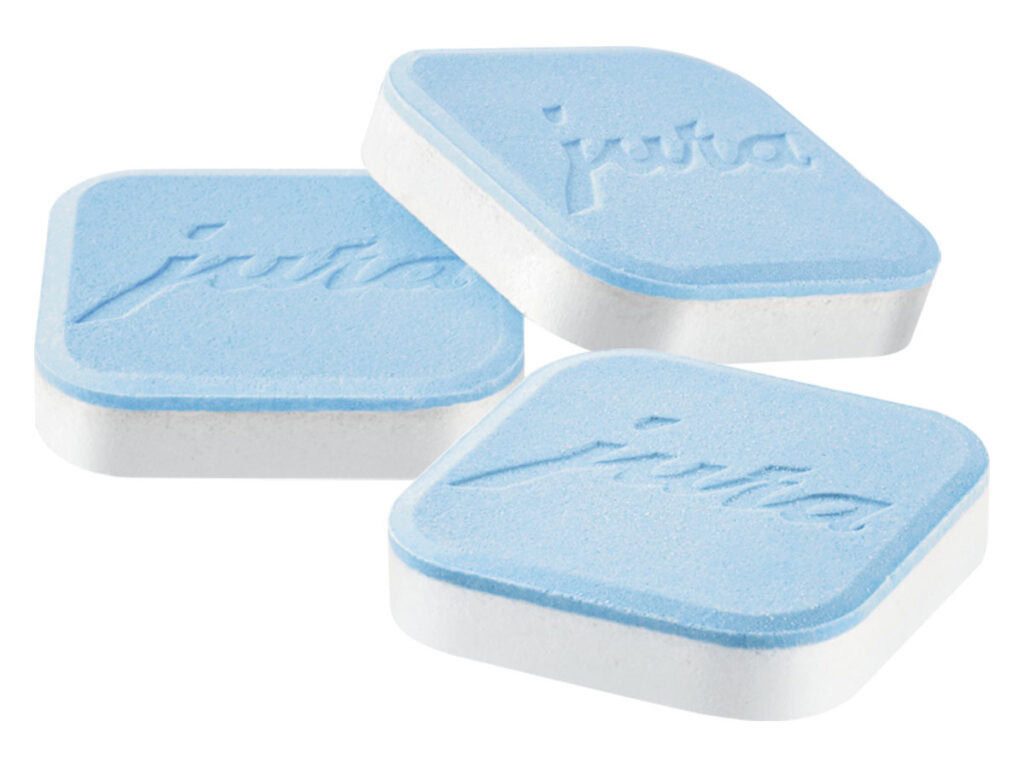 JURA Entkalkungstabletten (für Kaffeevollautomaten, Doseninhalt 36 Tabletten)