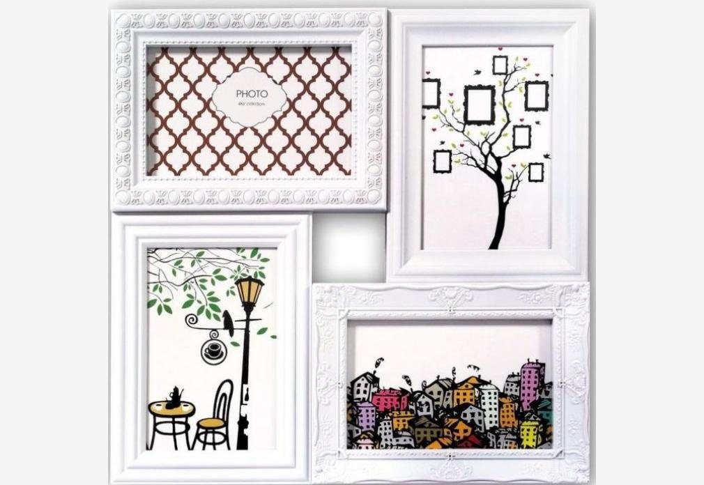 Bilderrahmen HT0446 Cordoba Galerie 4x10x15 (31x31cm) weiß