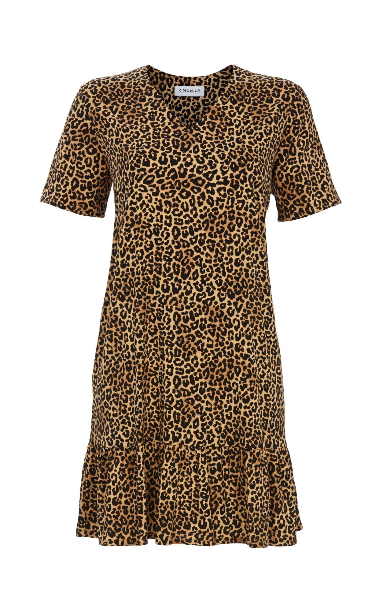 Ringella Sommerkleid aus feiner, leichter Webware mit V-Ausschnitt und Vola günstig online kaufen