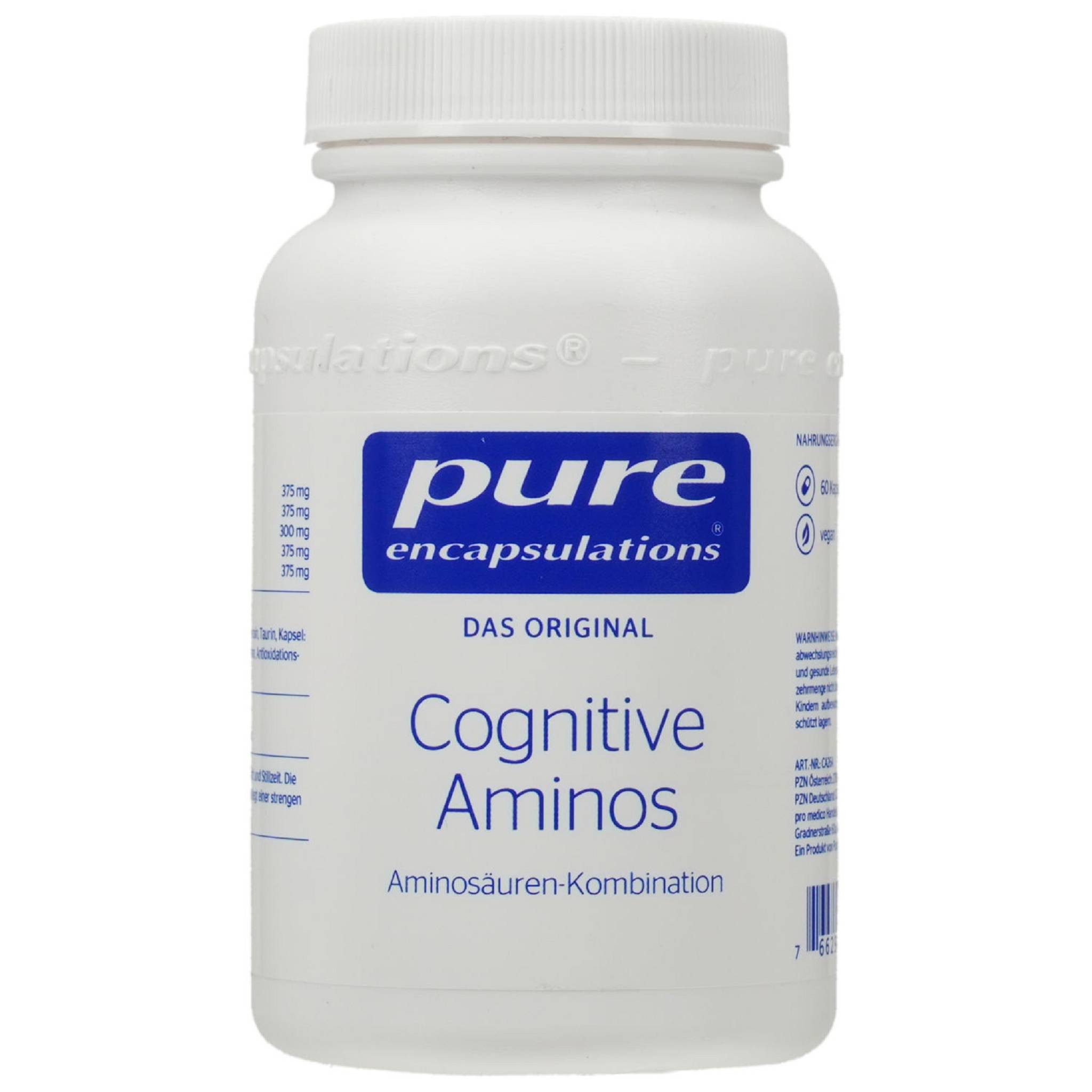 pro medico GmbH PURE ENCAPSULATIONS Cognitive Aminos Kapseln Kapsel
