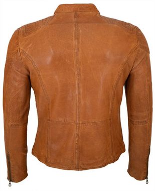 Gipsy Lederjacke GMFeliks Echtleder Herren Lederjacke Lammnappa cognac