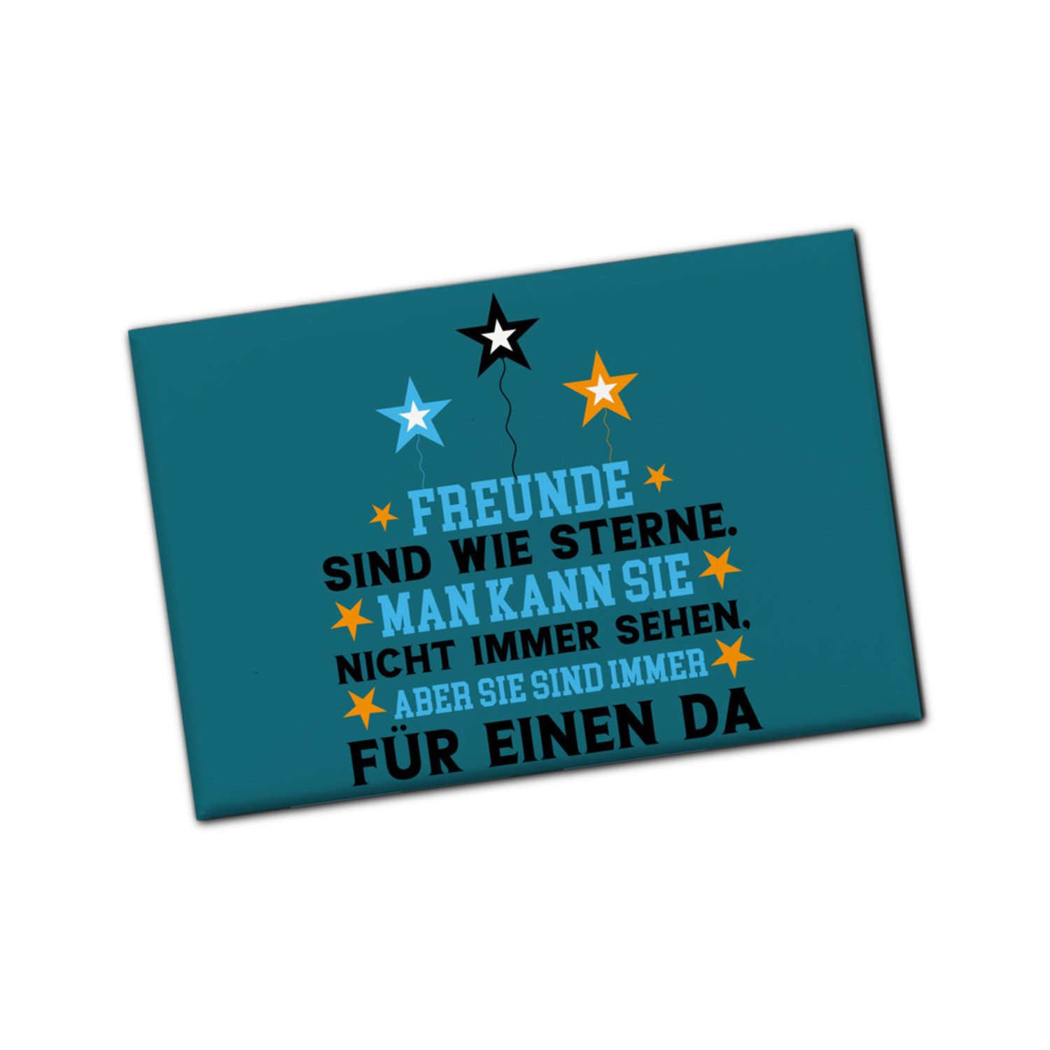 speecheese Freundschaft Souvenir in teal mit Spruch für