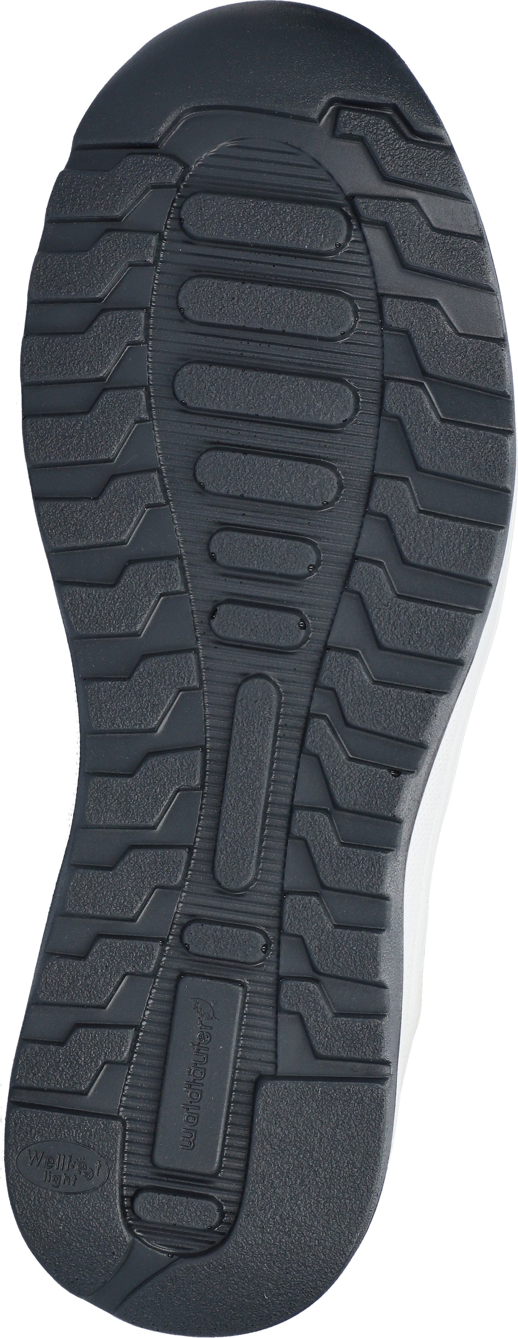 Waldläufer K-JOHN Sneaker Schnürschuh, Bequemschuh, H-Weite, mit seitlichem Reißverschluss