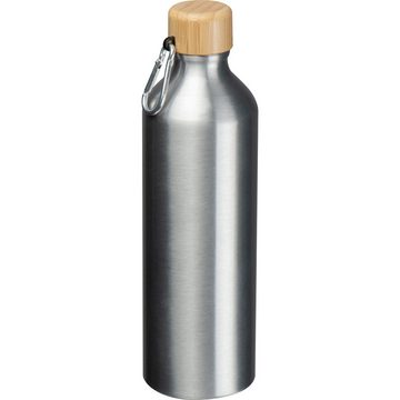 Livepac Office Trinkflasche Trinkflasche aus recyceltem Aluminium mit Karabiner / 750 ml / Farbe: