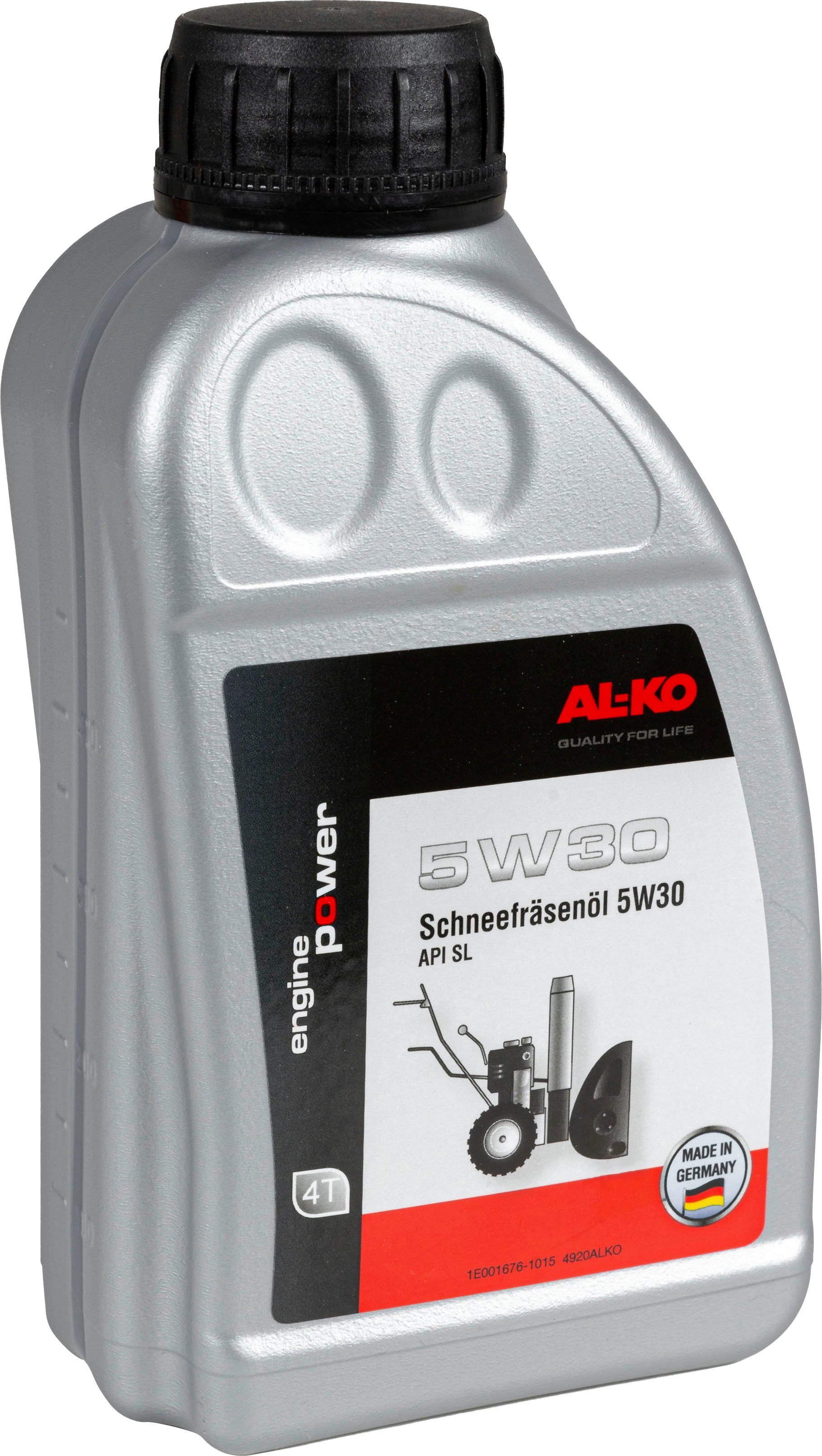 AL-KO Kettenöl 5W30, 600 ml, 4-Takt Schneefräsenöl, 0,6l