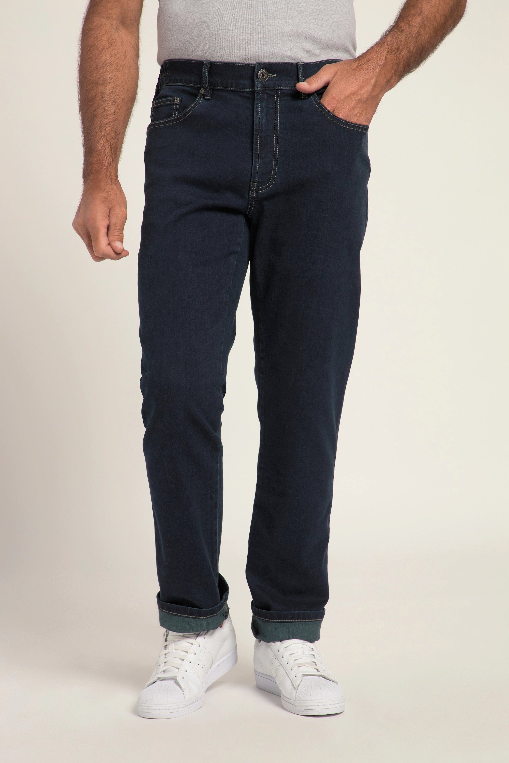 JP1880 Cargohose Traveller-Jeans Regular Fit bis Gr. 36/72 blue denim