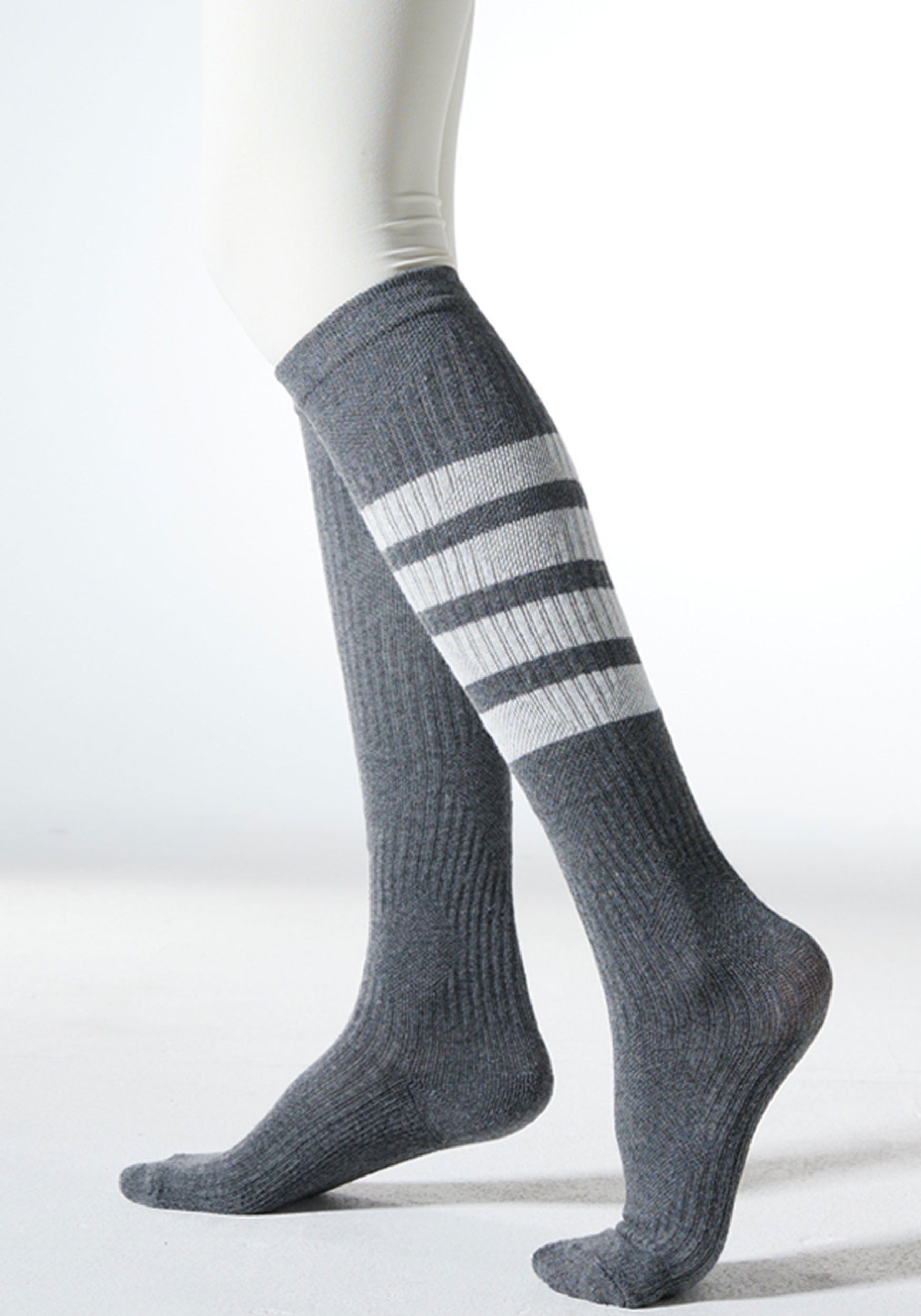 MAGICSHE Kniestrümpfe »Damen Ladies College Socken 2er-Pack Strümpfe  Kniestrümpfe« Streifenmusterdesign,sehr gute Elastizität,Starke online  kaufen | OTTO