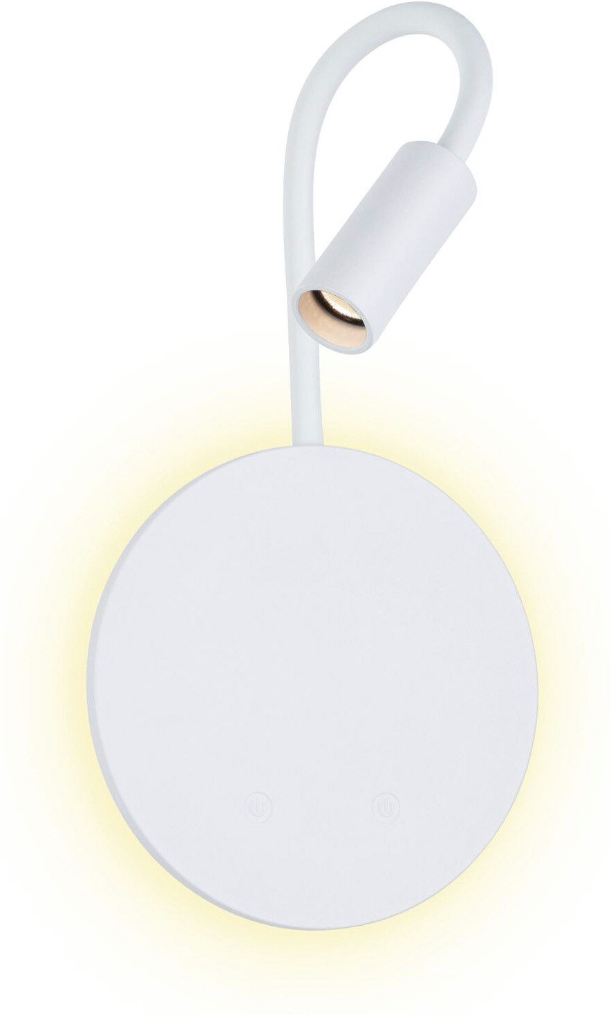 Paulmann LED Wandleuchte Miora 1,3W, Dimmer, Ein-/Ausschalter, Memoryfunktion, USB-Ladefunktion, LED fest integriert, Dimmbar