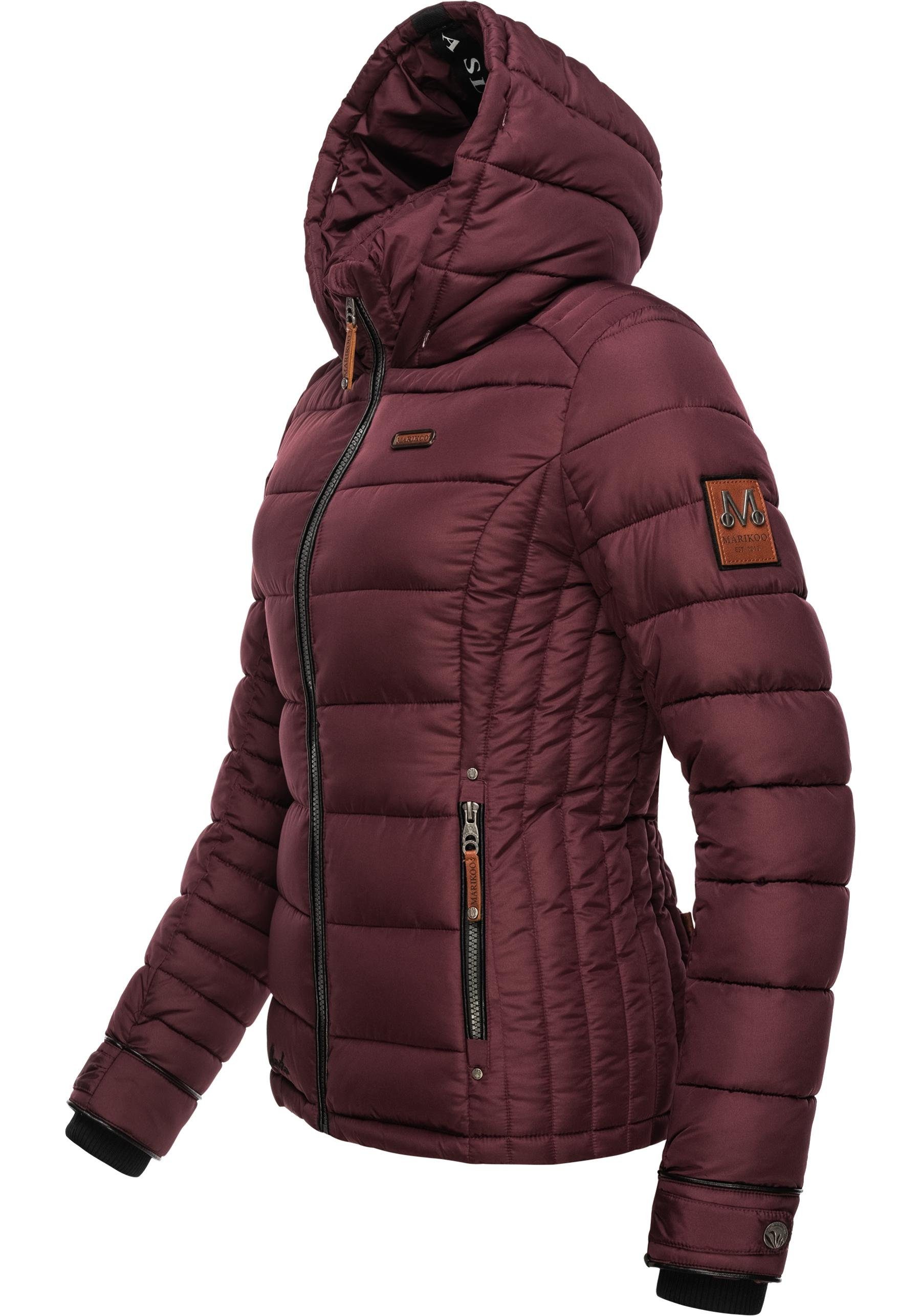 Marikoo Winterjacke Lerikaa Winter Steppjacke mit abnehmbarem Kunstfell günstig online kaufen