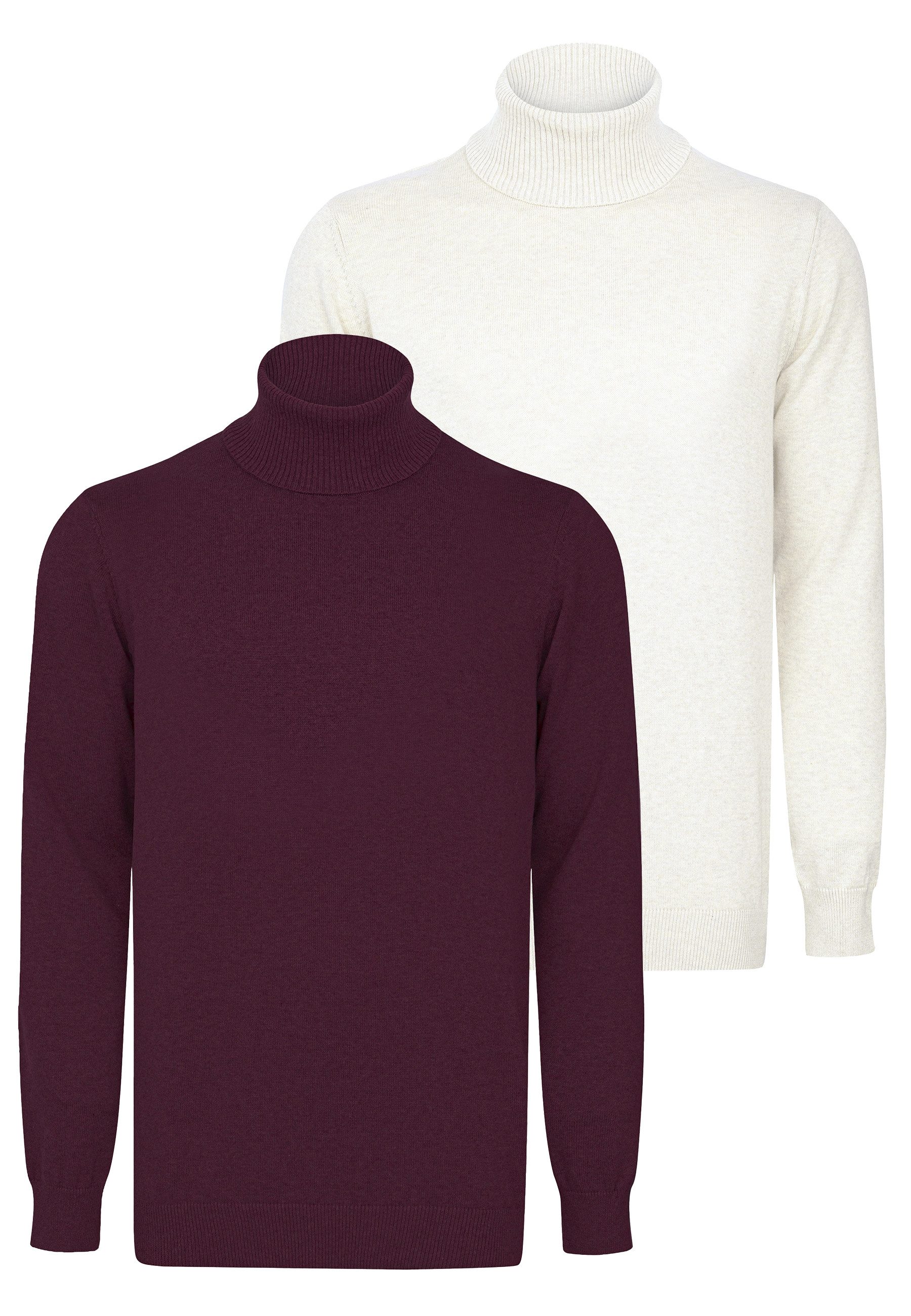 Felix Hardy Rollkragenpullover Rollkragenpullover 2er-Pack