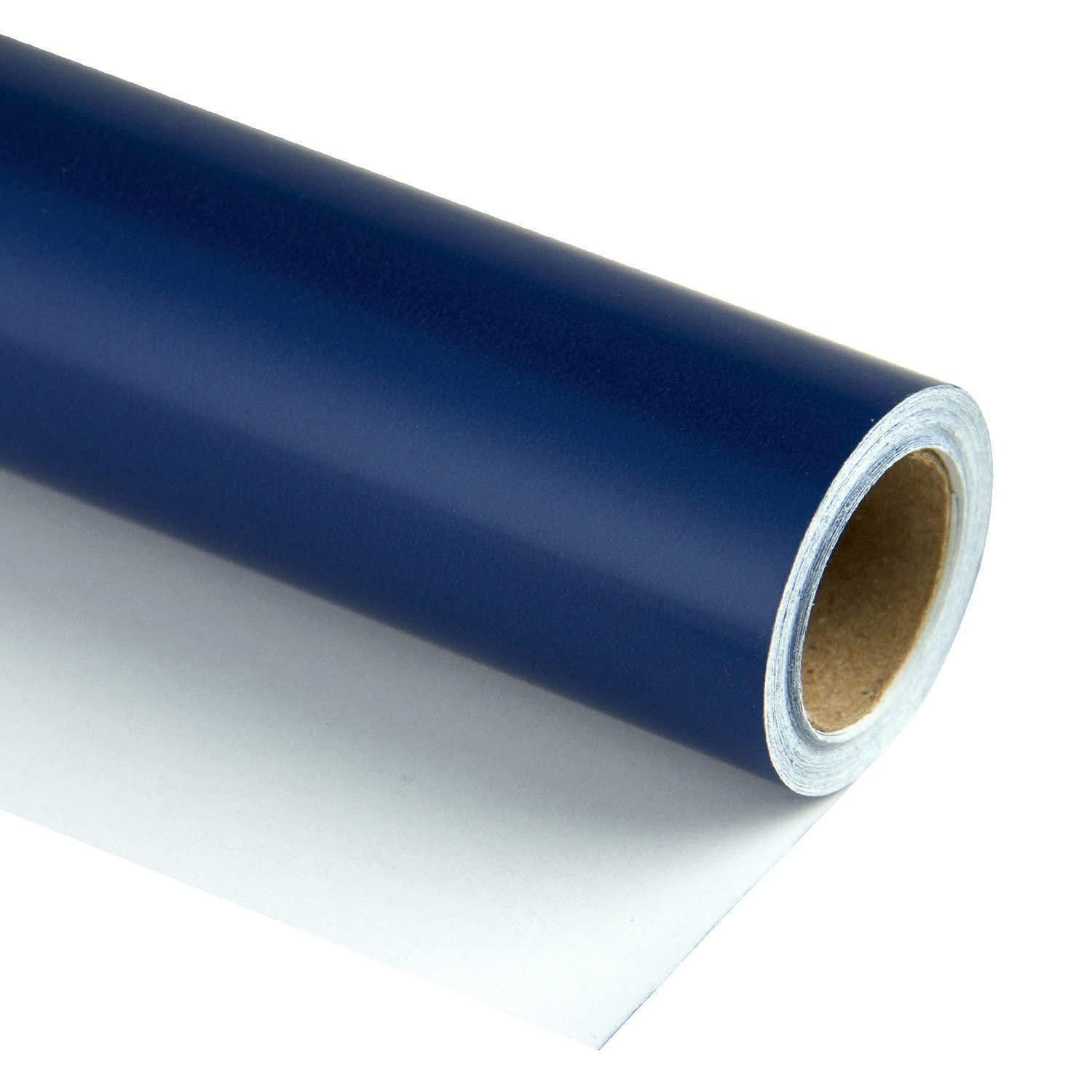 LuxusKollektion Geschenkpapier Geschenkpapier Marineblau 76x10m Einfarbig