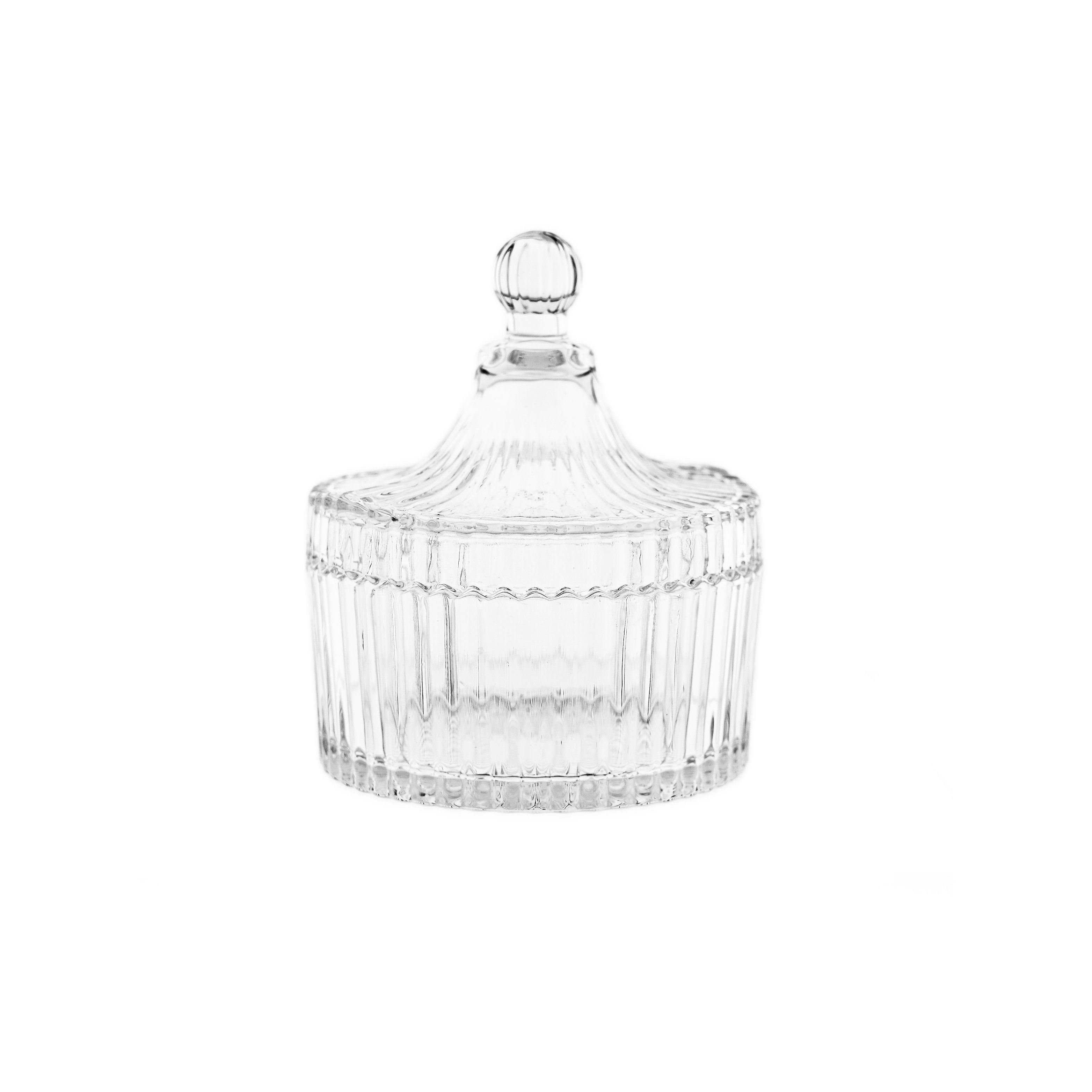 Almina Zuckerdose, Glas, (2-tlg), mit Deckel aus Glas - 240 ml