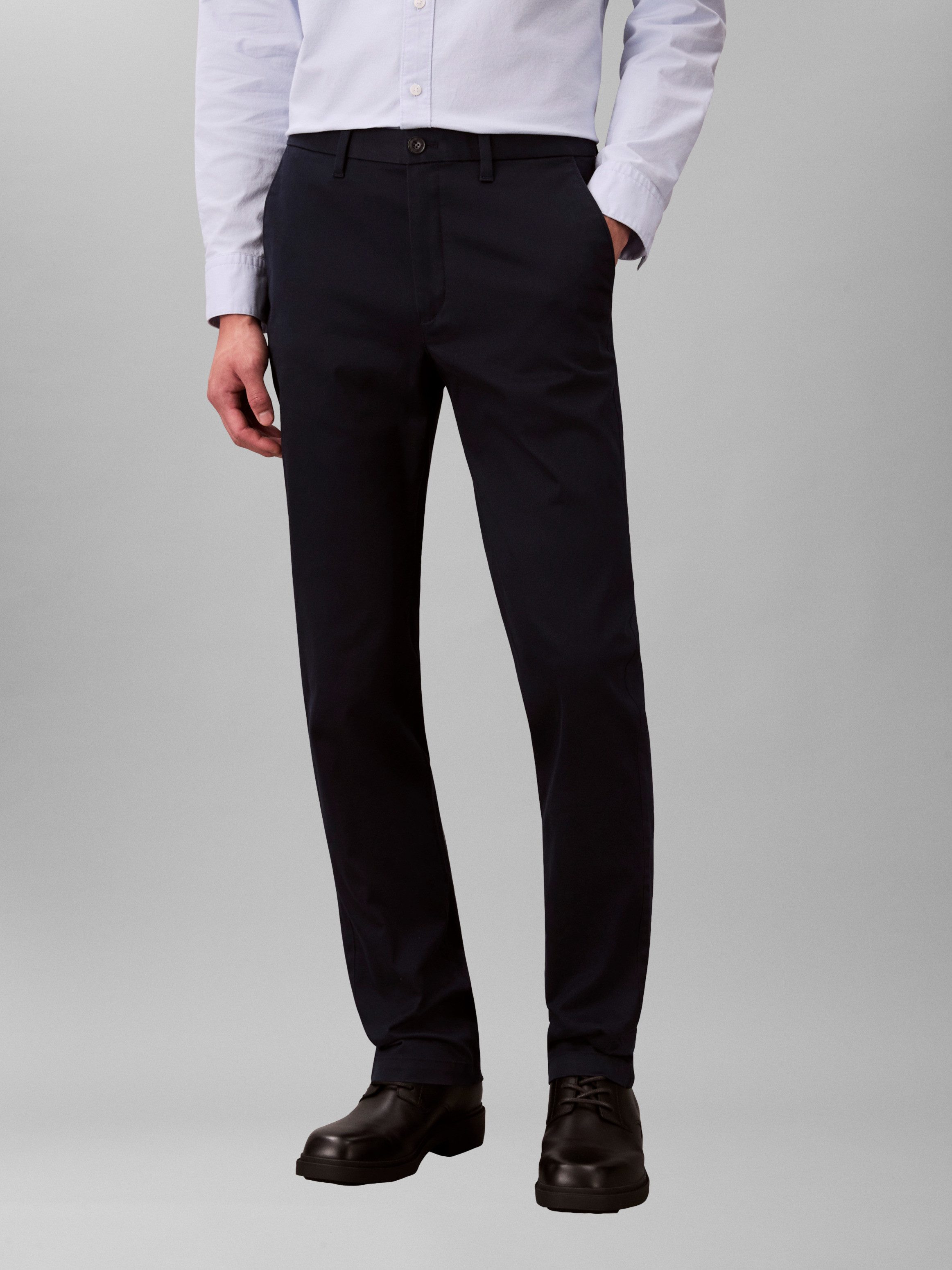 Calvin Klein Chinohose Mit Gürtelschlaufen