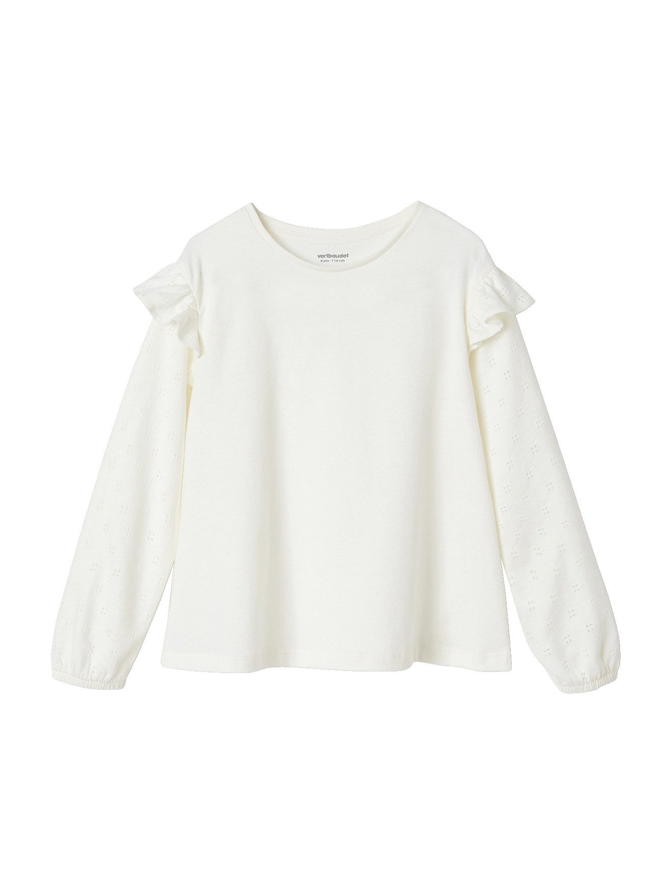 vertbaudet Langarmshirt Mädchen Blusenshirt BASIC