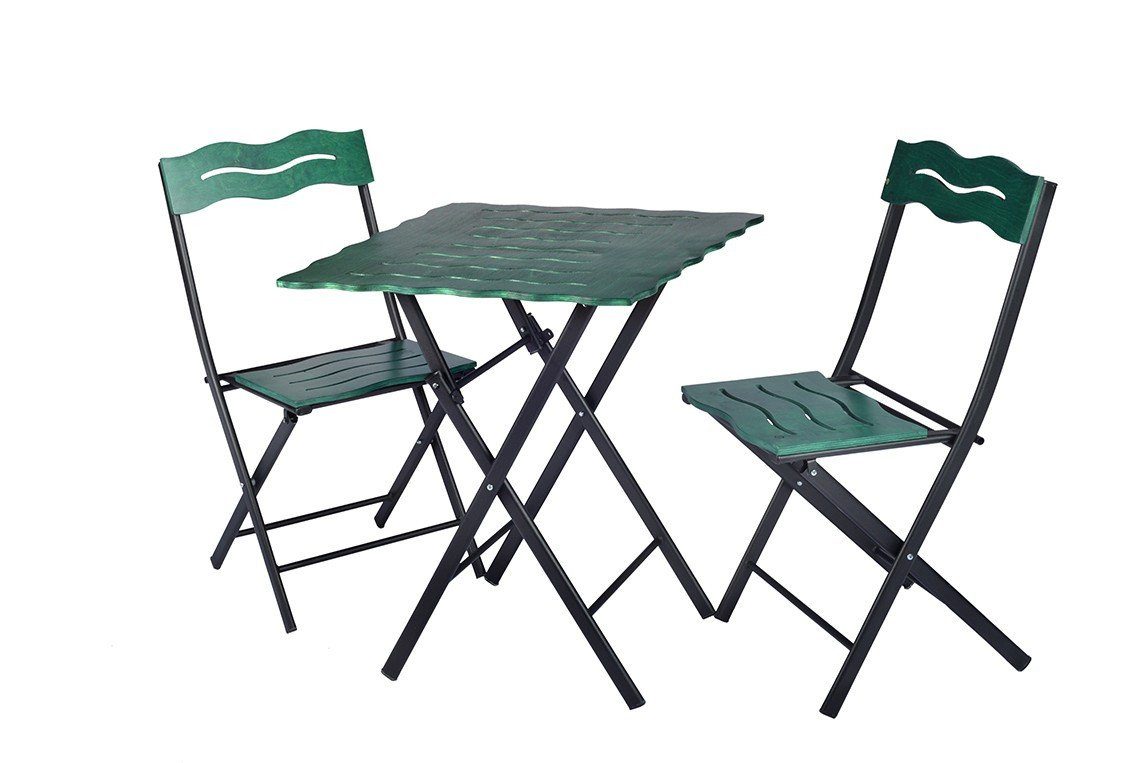 Grün, Couchtisch Skye MDF Bistro Set Decor 6VLV, 100%