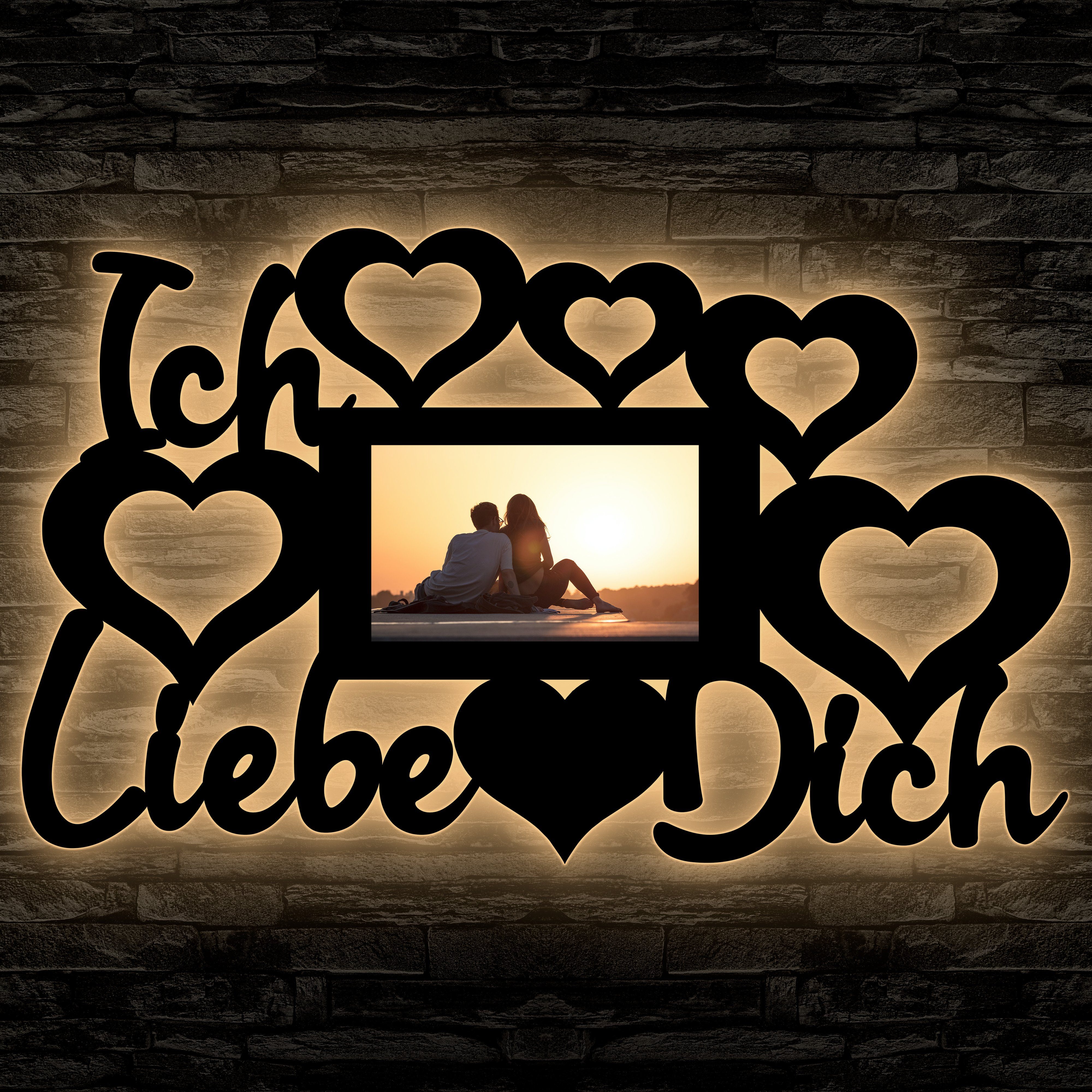 LEON FOLIEN Dekofigur Ich liebe dich-Bilderrahmen günstig online kaufen