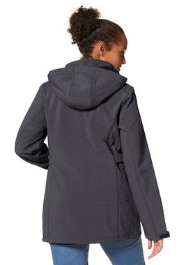 Polarino Softshelljacke Atmungsaktiv, winddicht und wasserabweisend