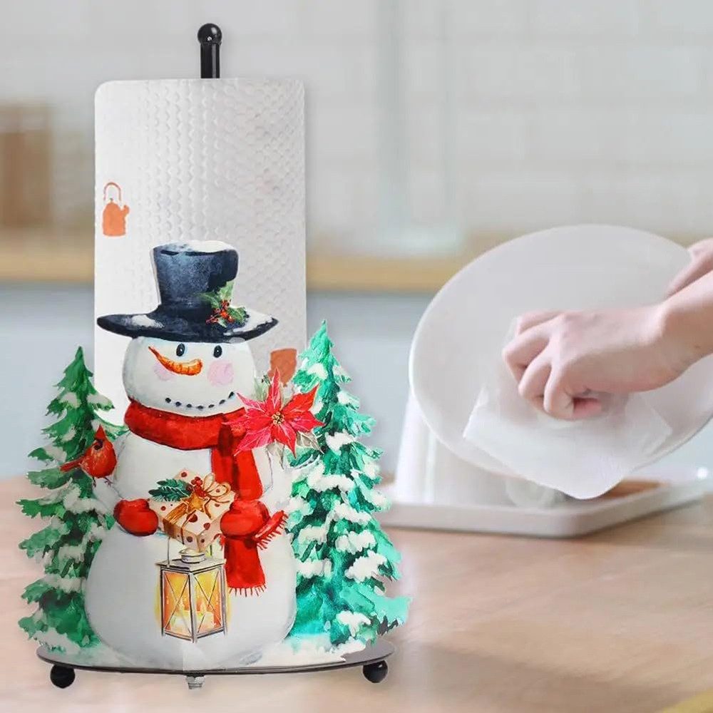 Bextsrack Küchenrollenhalter Zwerg Papierhandtuchhalter,Weihnachts-Küchenti günstig online kaufen