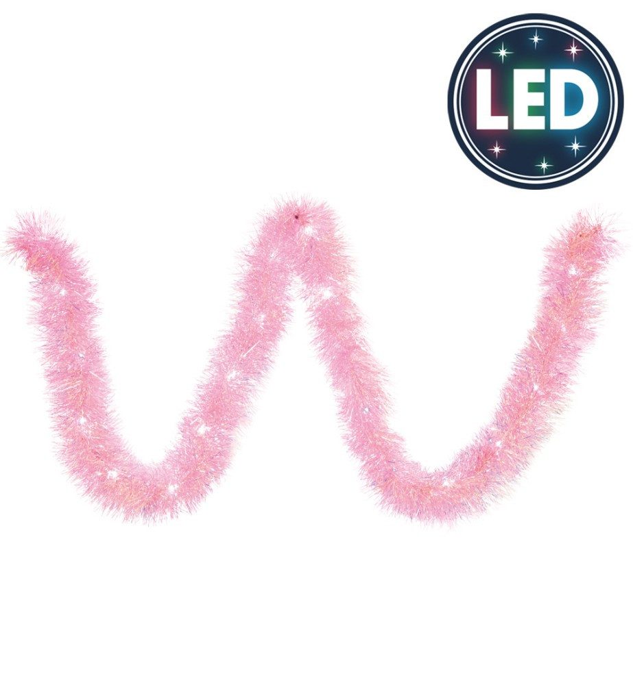 Fries LED-Girlande LED Deko Boa mit 3 Modi 2 m Lang in 4 Farben wählbar Karneval, 3 Modi 2 m Lang
