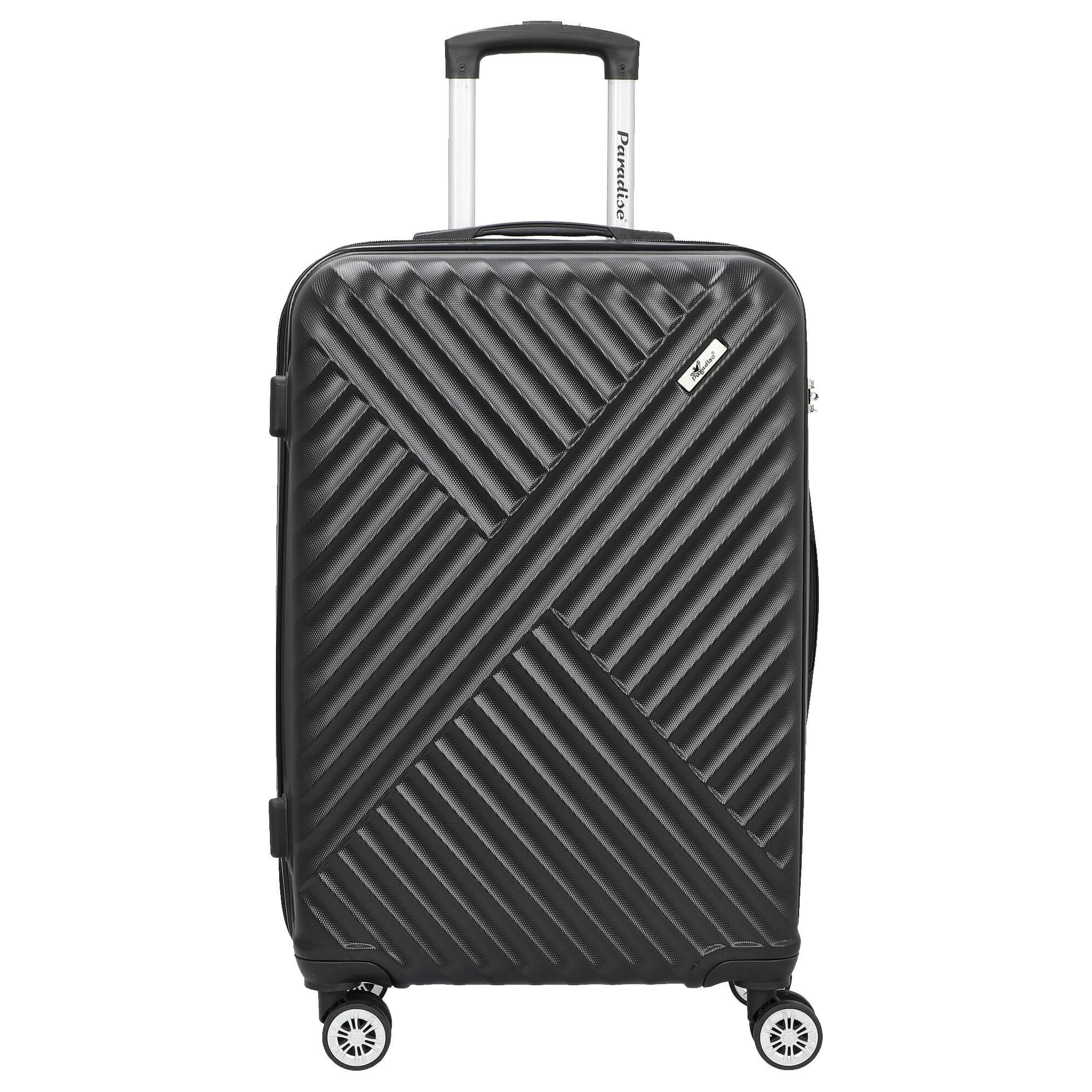 Koffer Kingston - 4-Rollen-Trolley 67 cm (schwarz)
