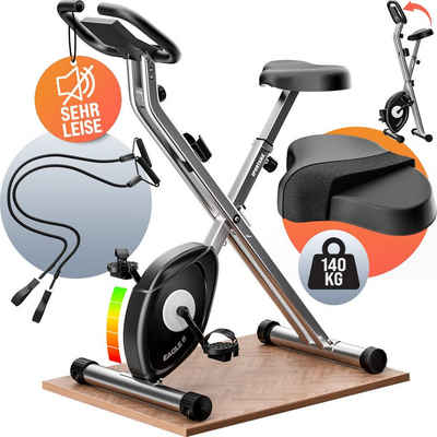 Sportana Heimtrainer Fitnessbike, Heimtrainer Eagle 2 klappbar 10 Stufen 7 Sitzhöhen LCD Display 2