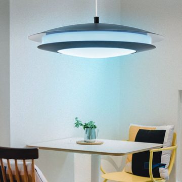 EGLO Smarte LED-Leuchte, LED-Leuchtmittel fest verbaut, Kaltweiß, Warmweiß, Neutralweiß, Tageslichtweiß, Farbwechsel, Smart Home LED Decken Pendel Lampe RGB Tageslicht Wohn