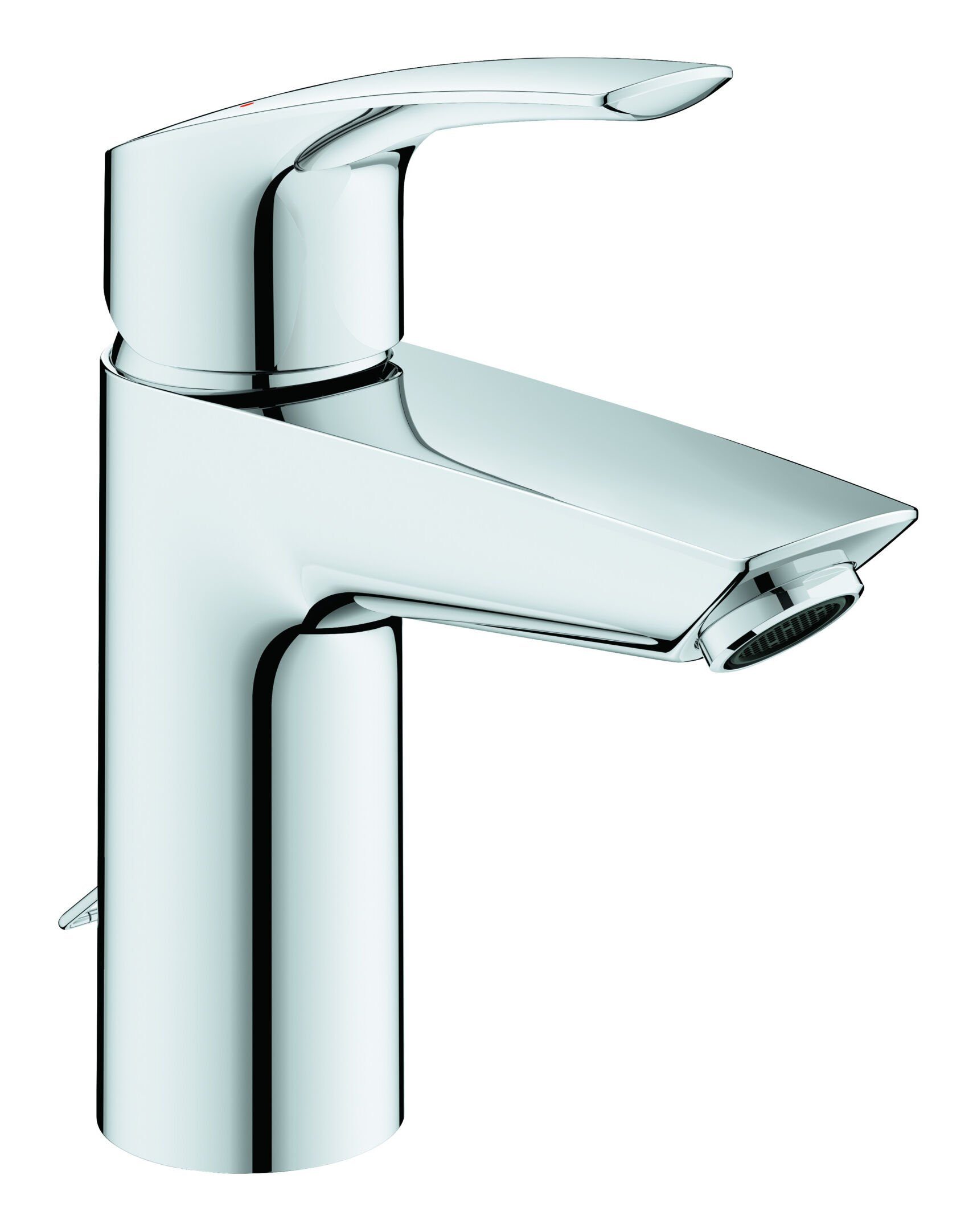 Grohe Waschtischarmatur Eurosmart Einhand-Waschtischbatterie mit versenkbarer Kette S-Size - Chrom