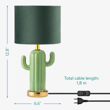 Navaris Schreibtischlampe Tischlampe Kaktus Design Deko Lampe für Nachttisch oder Beistelltisch
