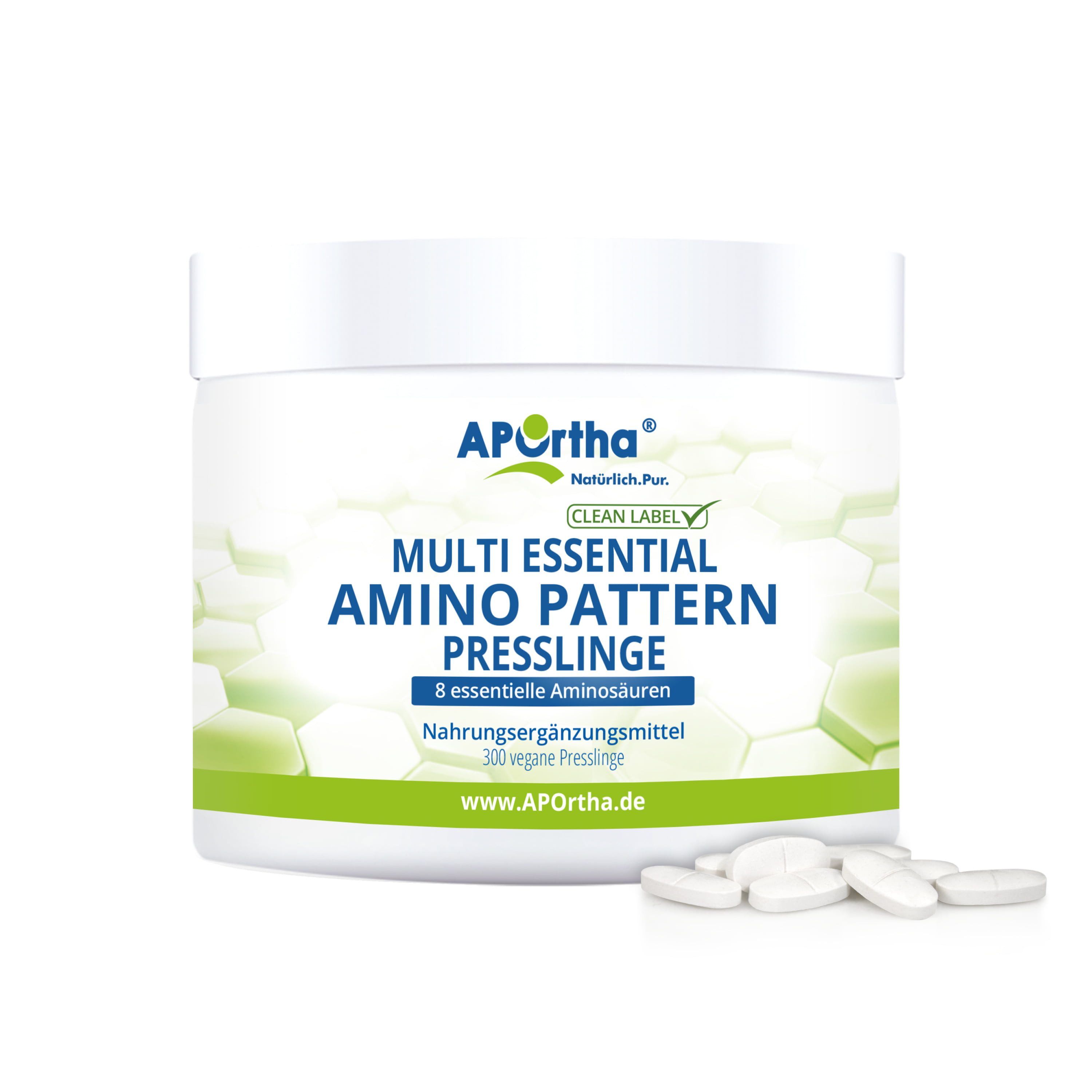 APOrtha® Multi essential Amino Pattern - 300 vegane Presslinge Tabletten