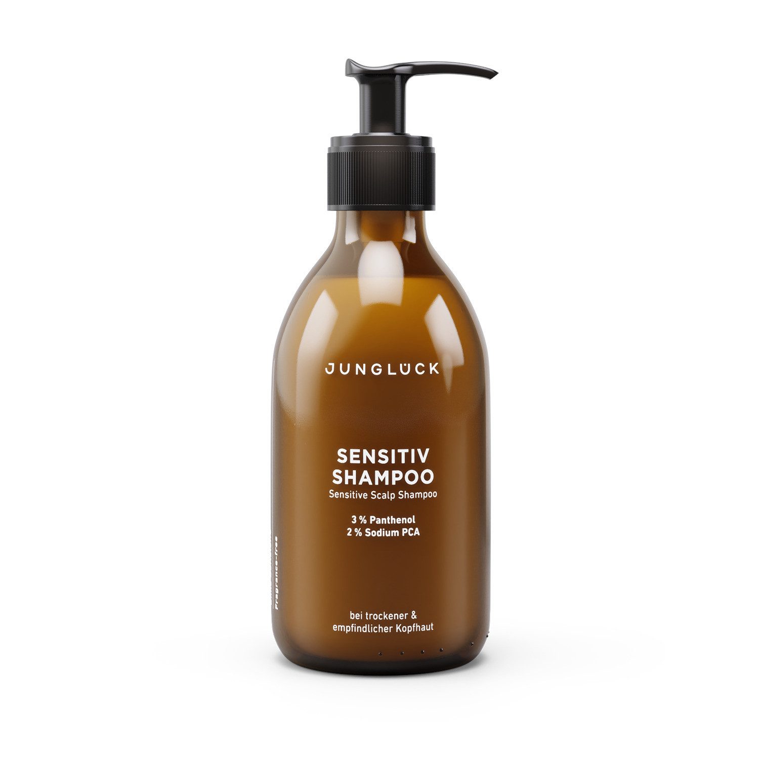 JUNGLÜCK Haarshampoo Sensitiv Shampoo, 1-tlg., Für empfindliche und irritierte Kopfhaut