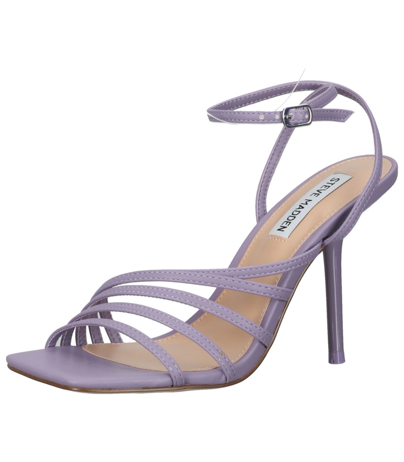 Sandalen High-Heel-Sandalette STEVE MADDEN Lavendel Lederimitat