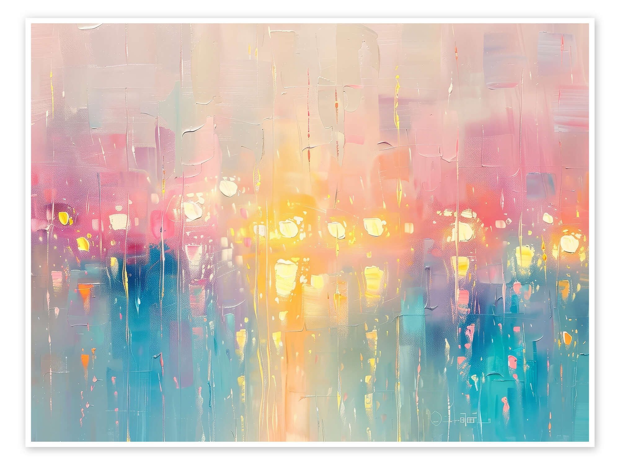 Posterlounge Wandbild Pastel Lights, DejaReve, erhältlich als Poster, Leinwandbild, Wandsticker oder Acrylglasbild
