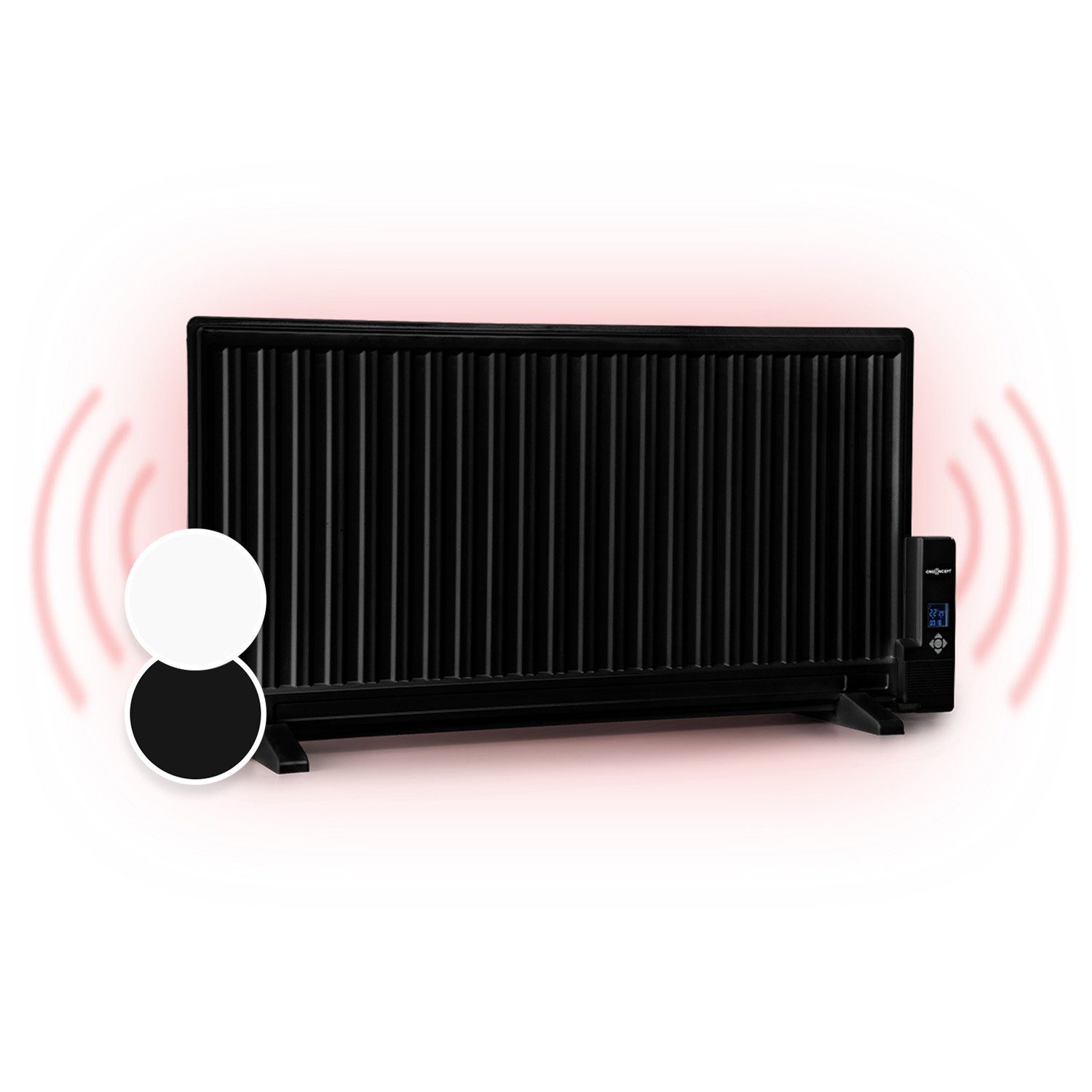 ONECONCEPT Heizstrahler Wallander, 1000 W, Ölradiator Thermostat Radiator elektrisch energiesparend Heizkörper