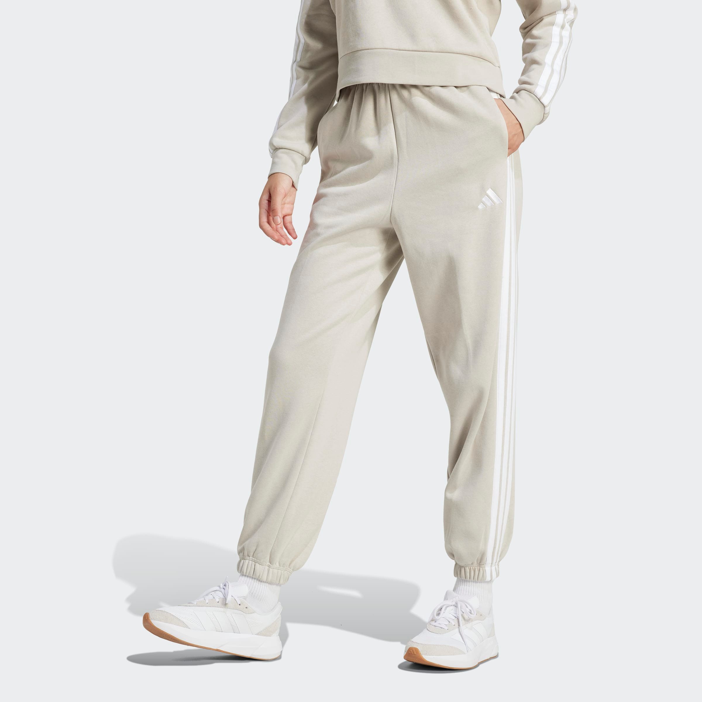 adidas Sportswear Sporthose W 3S FL C PT Locker geschnitten, mit schmal zulaufender Beinform
