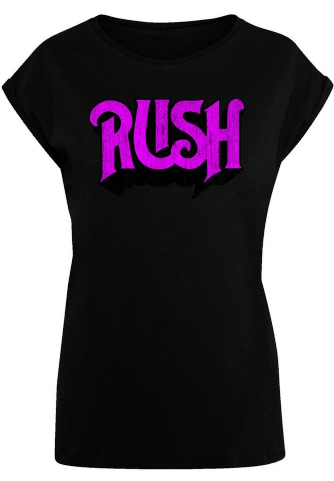 F4NT4STIC T-Shirt Rush Rock Band Distressed Logo Premium Qualität, Sehr  weicher Baumwollstoff mit hohem Tragekomfort