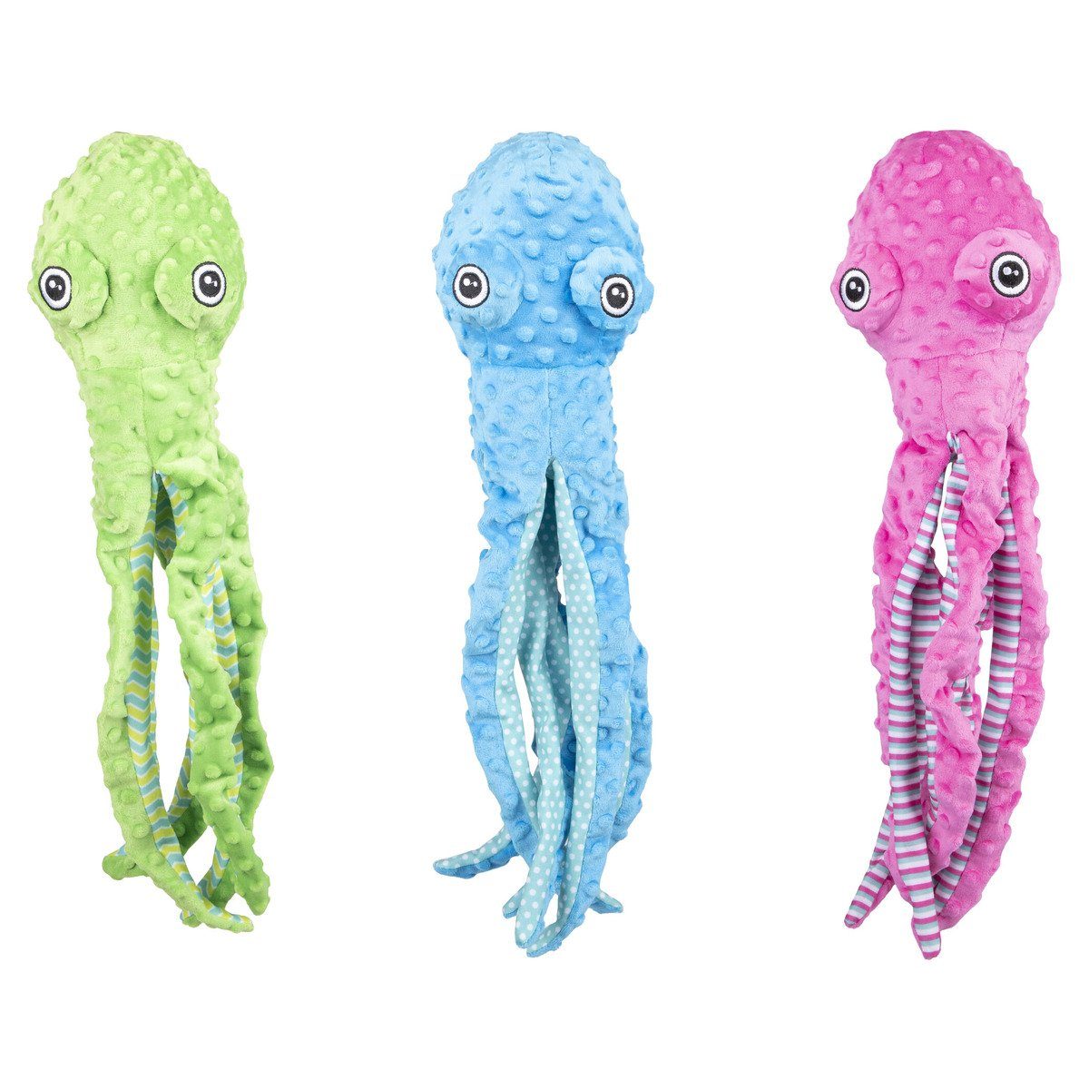 Tierkuscheltier Hundespielzeug Bubbly Plüsch Oktopus
